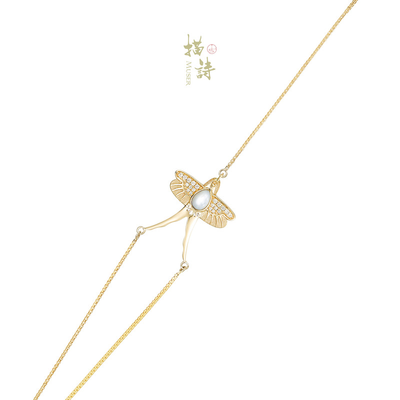 预售-沙燕轻鸢-白贝手链