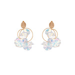 摩登博物馆 珍珠造型系列 几何造型耳环