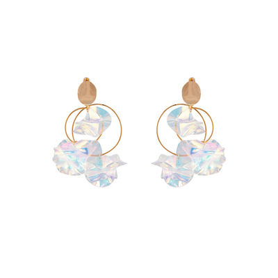 摩登博物馆 珍珠造型系列 几何造型耳环