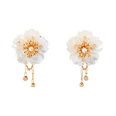 摩登博物馆 珍珠造型系列 几何造型耳环