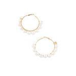 摩登博物馆 珍珠造型系列 几何造型耳环