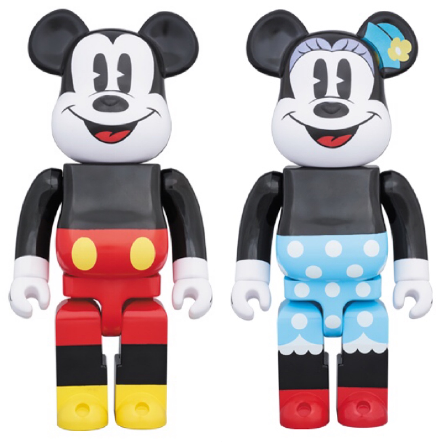 bearbrick | mickey mouse & minnie mouse 400%