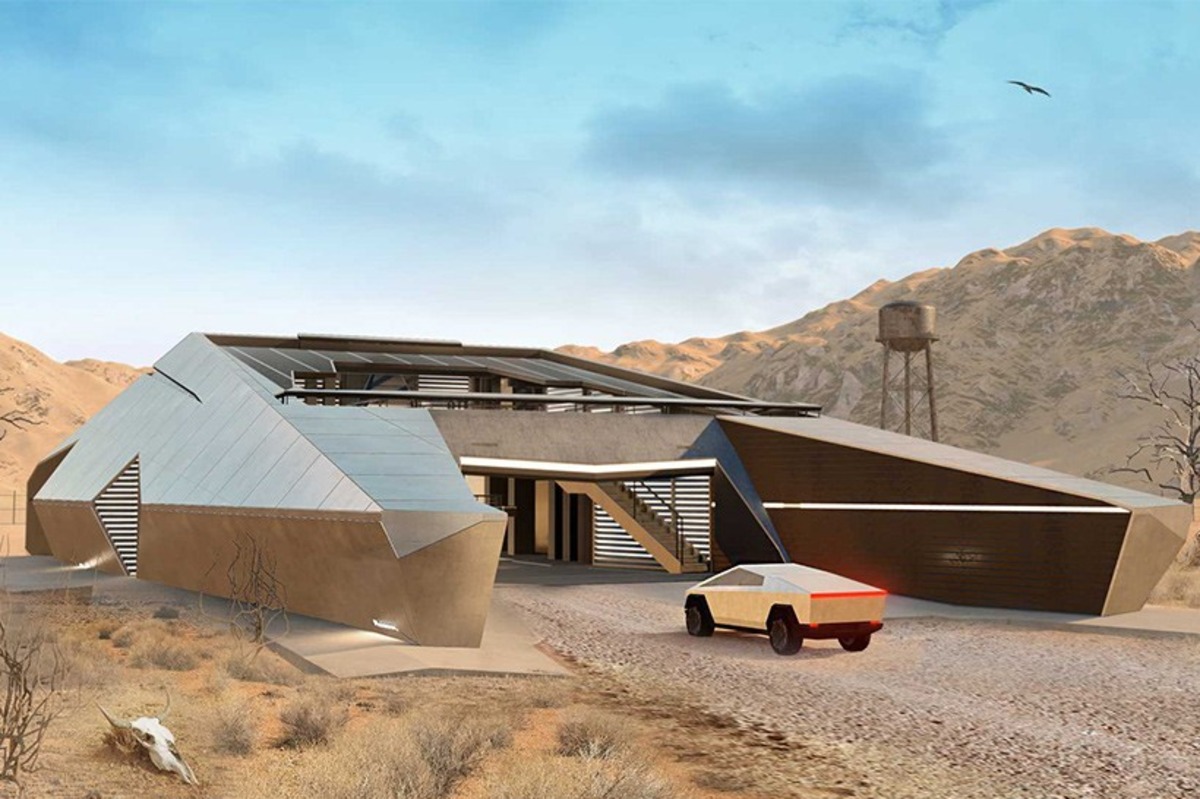 俄罗斯建筑师打造 Tesla Cybertruck 概念建筑「Cyberhouse」