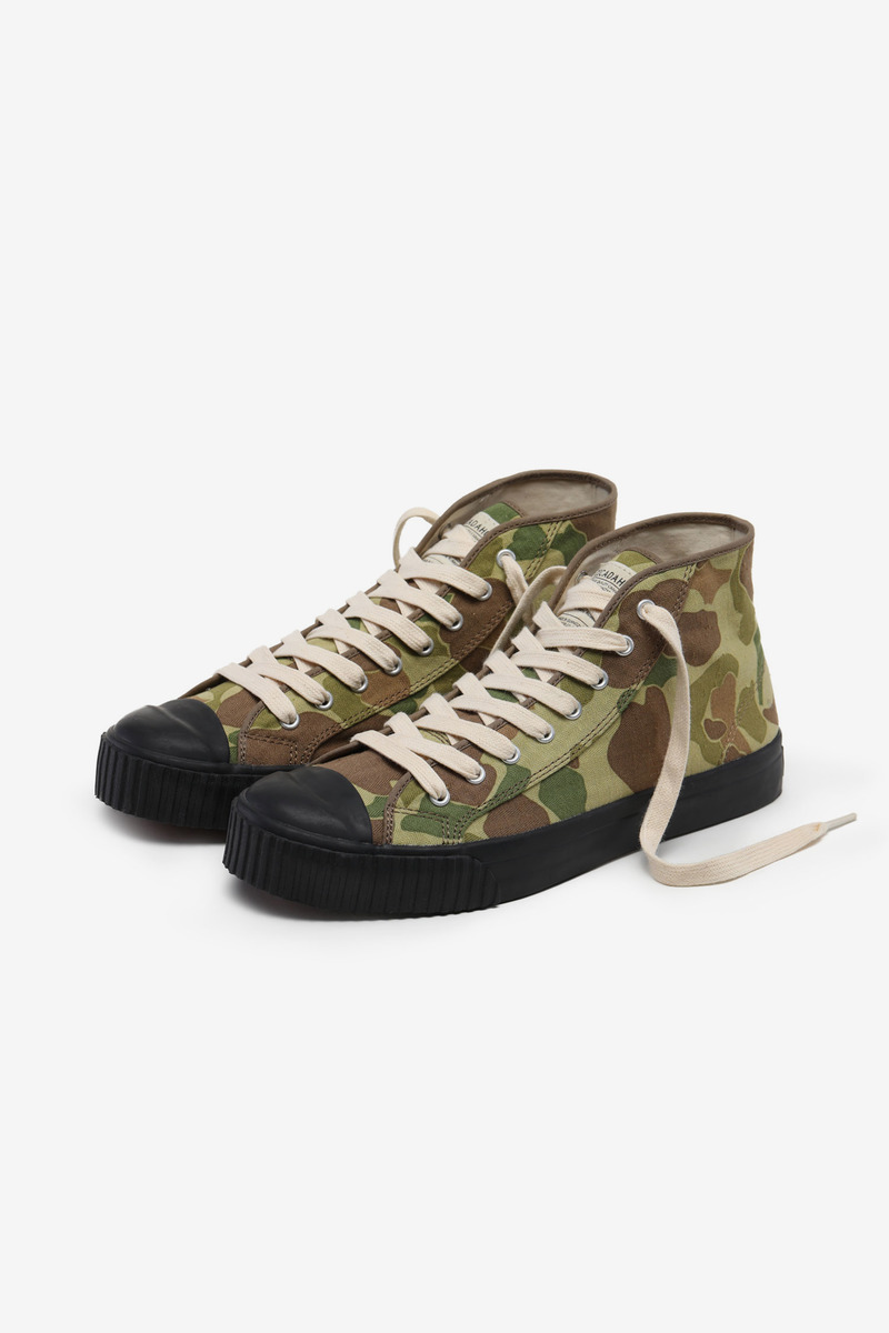 Okayama Canvas High-top Vuleanized Shoes