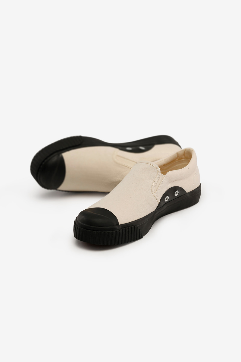Okayama Canvas Slip-On Vulcanized Shoes