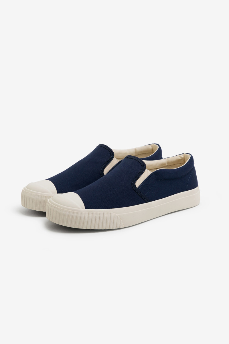 Okayama Canvas Slip-On Vulcanized Shoes