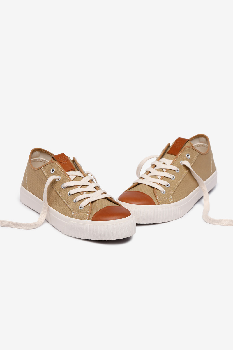 HAAS Leather Okayama Canvas Vuleanized Shoes