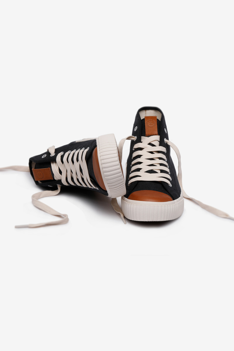 HAAS Leather Okayama Canvas Vuleanized Shoes