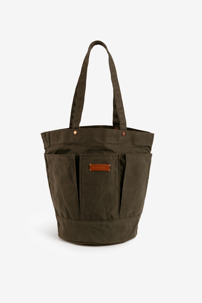 Round Japan 0kayama Waxed Canvas Tote Bag