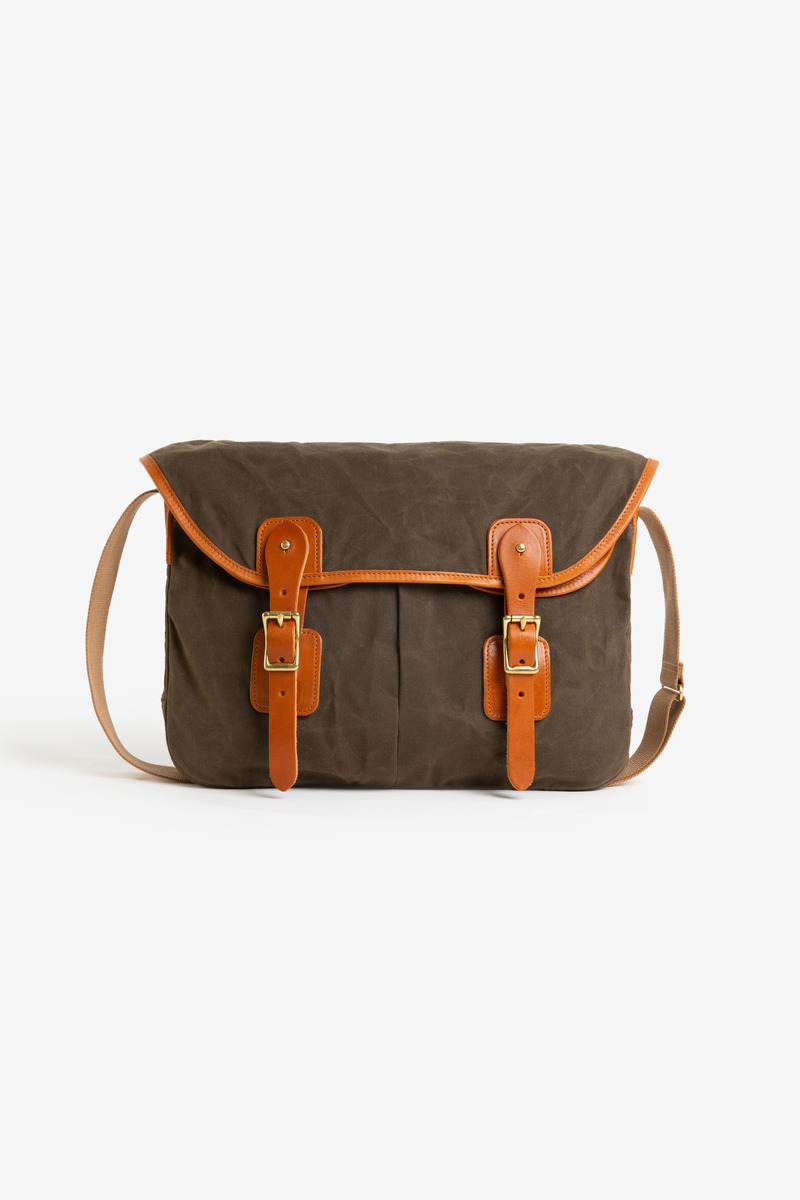 Okayama waterproof oil wax canvas camera bag