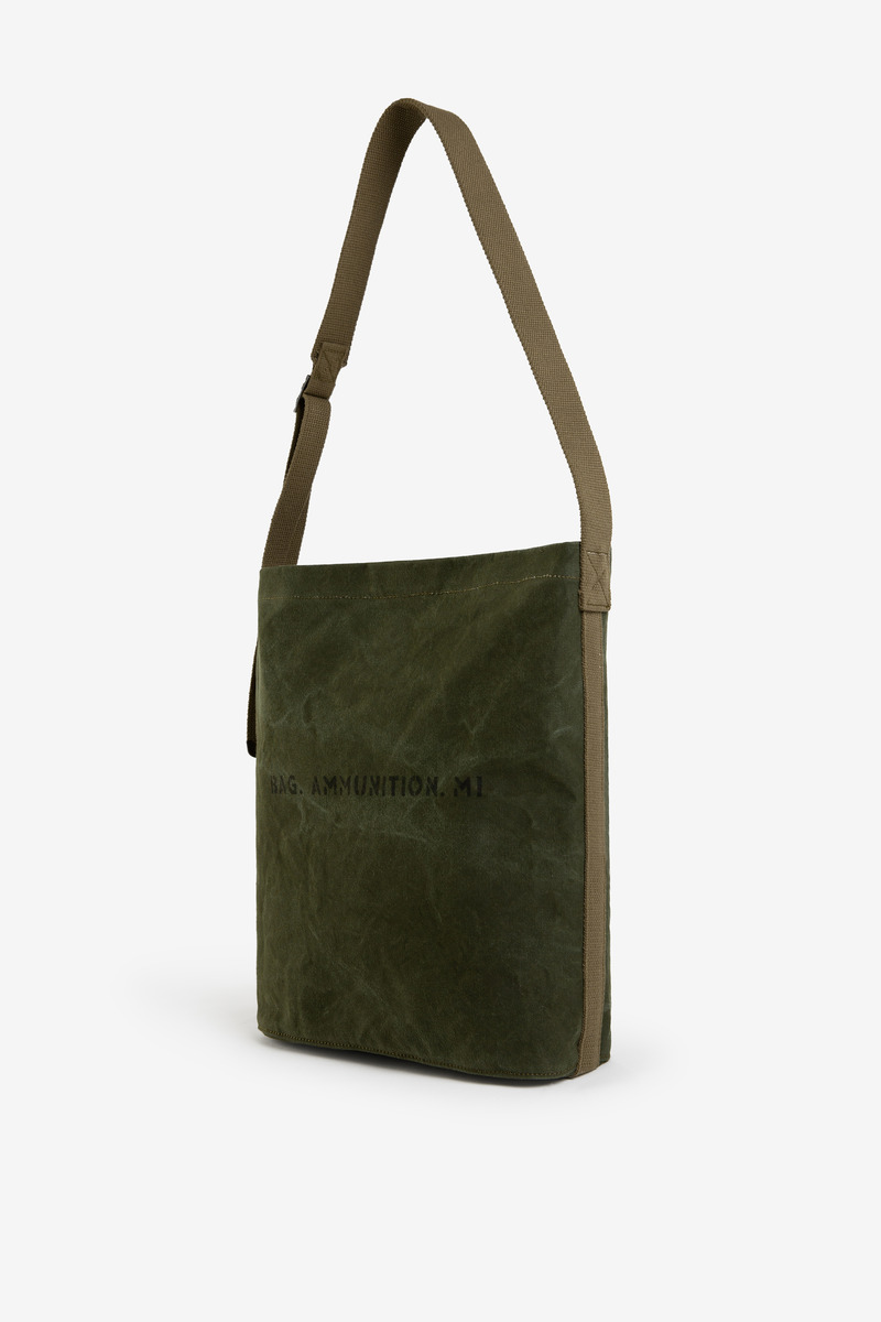 U.S M-1 0kayama Waxed Canvas bag