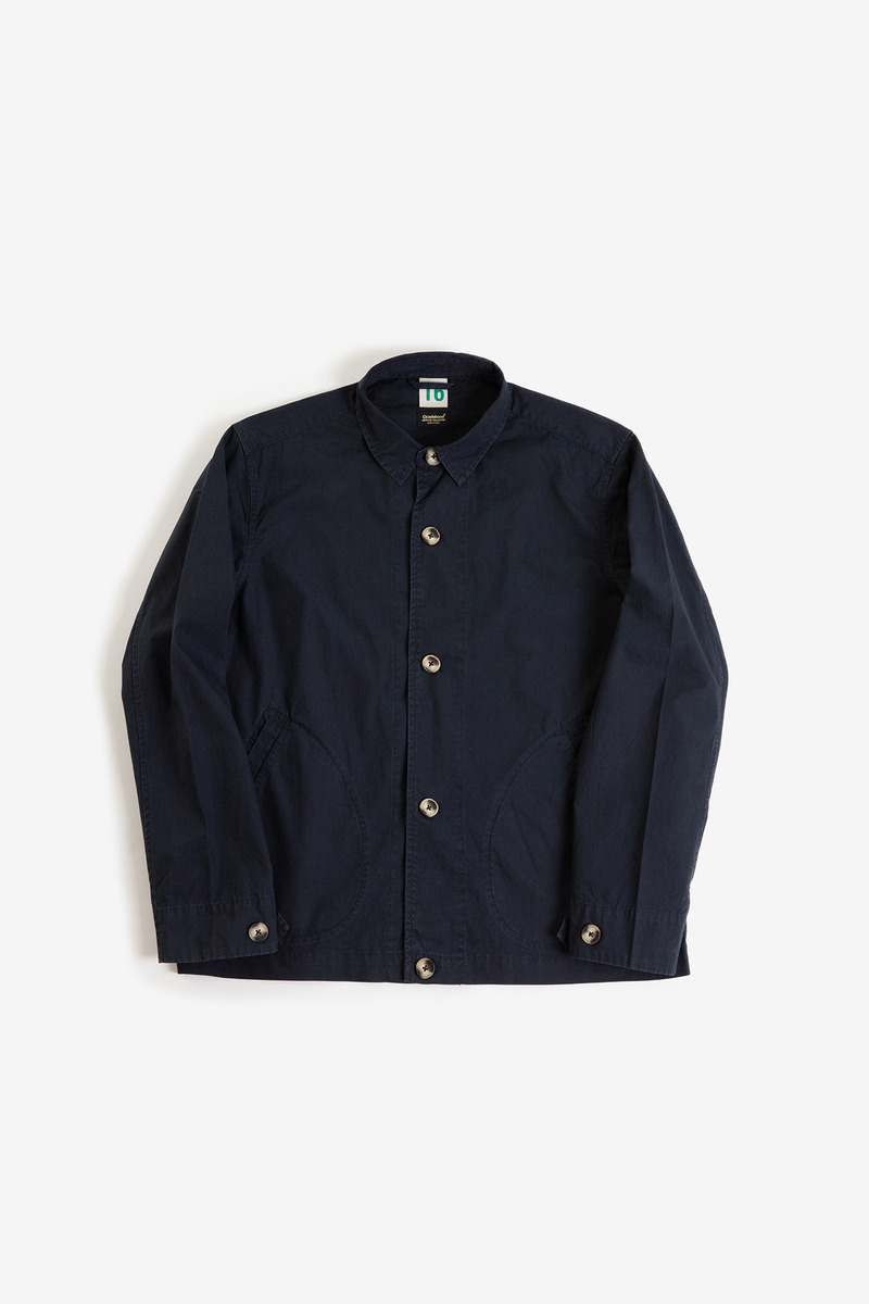 French Slant Pocket Shirt Jacket