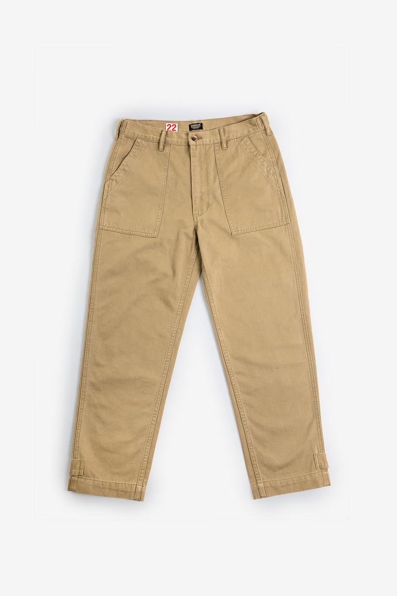 Japanese Cotton Twill U.S. Military Baker Pants, unisex