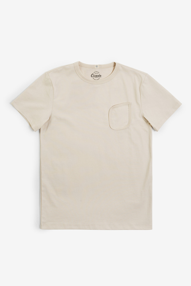 Brown's Beach Pocket U.S Heritage Cotton Tee, unisex