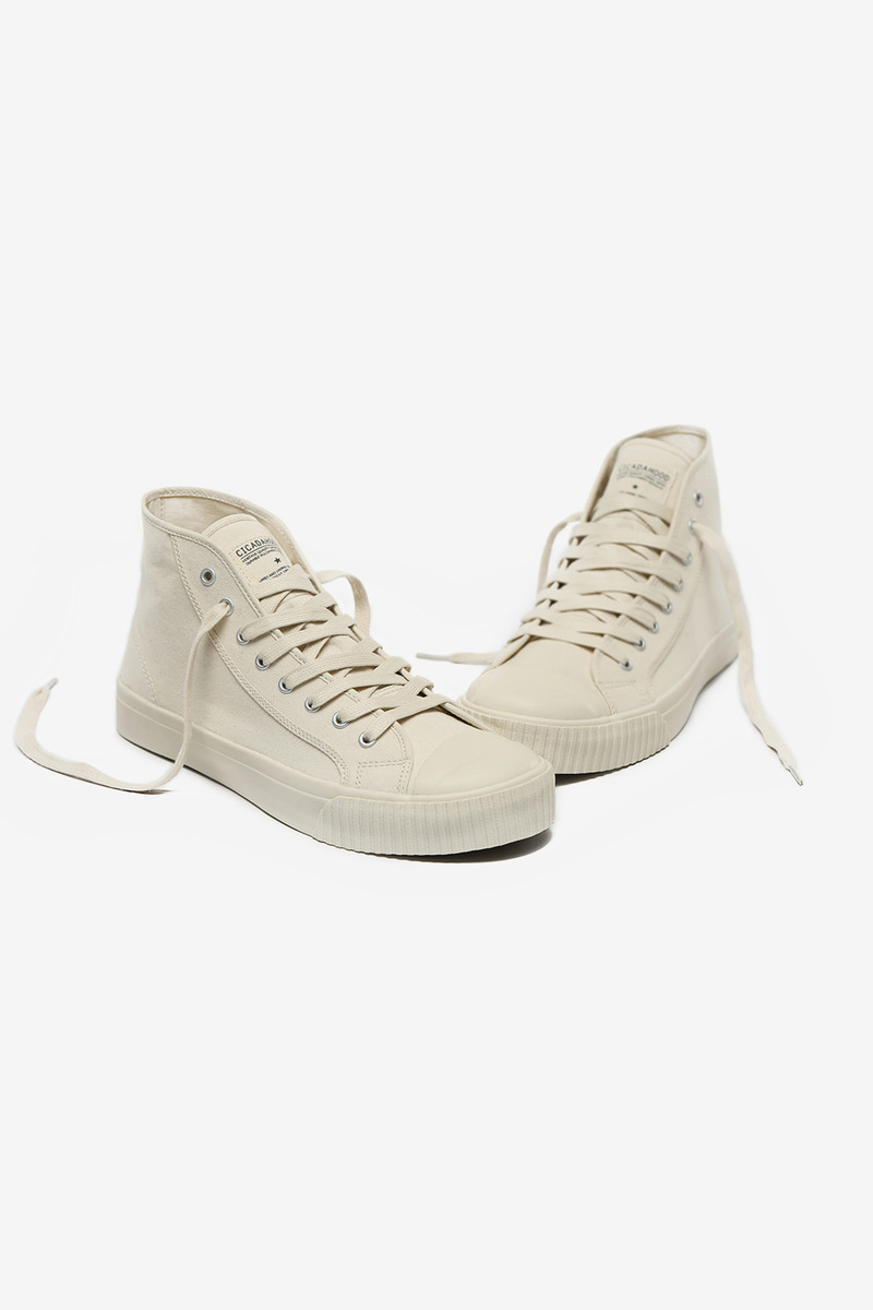 Okayama Canvas High-top Vuleanized Shoes-4
