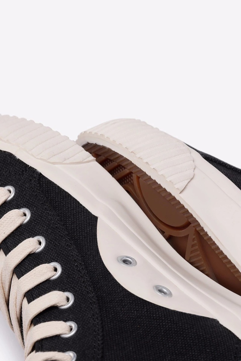 HAAS Leather Okayama Canvas Vuleanized Shoes-4