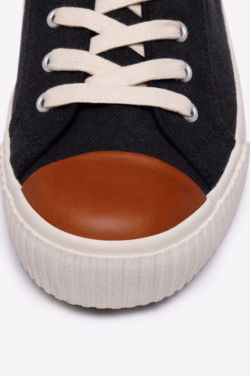 HAAS Leather Okayama Canvas Vuleanized Shoes-3