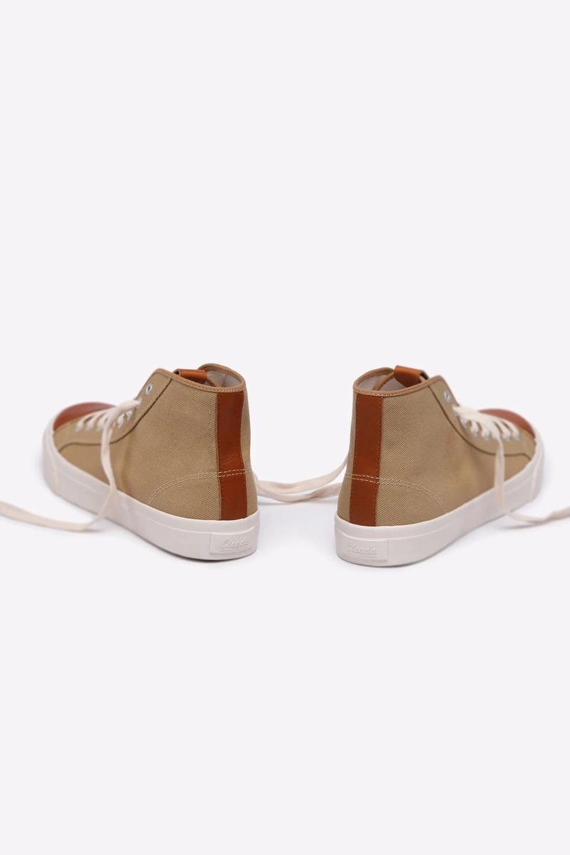 HAAS Leather Okayama Canvas Vuleanized Shoes-5