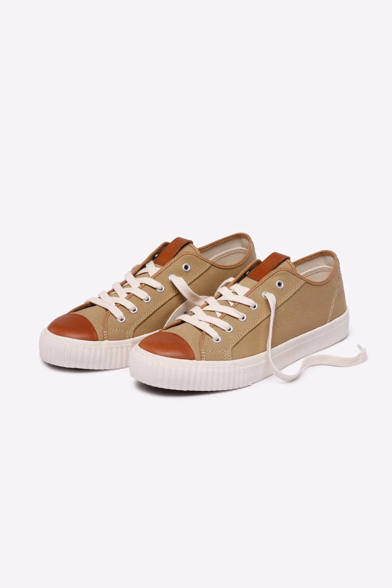 HAAS Leather Okayama Canvas Vuleanized Shoes-5