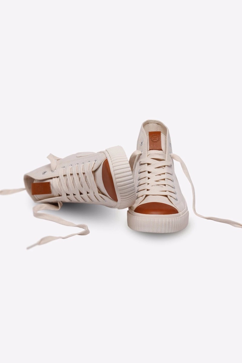 HAAS Leather Okayama Canvas Vuleanized Shoes-5