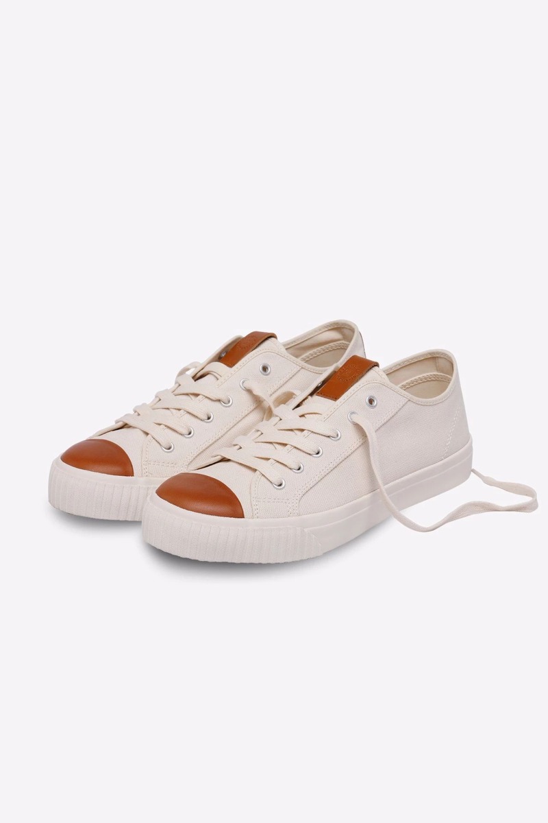 HAAS Leather Okayama Canvas Vuleanized Shoes-5