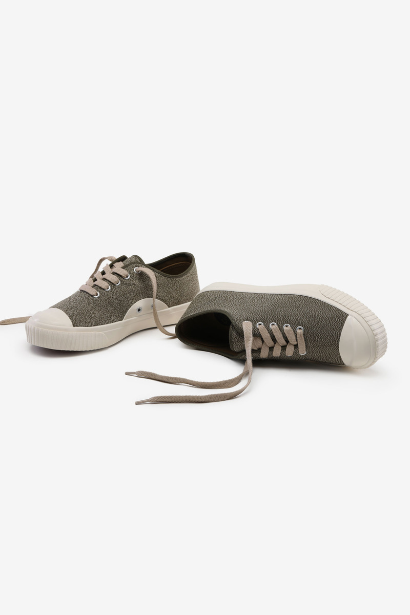 Military "Salt&Pepper" Canvas Shoes-5