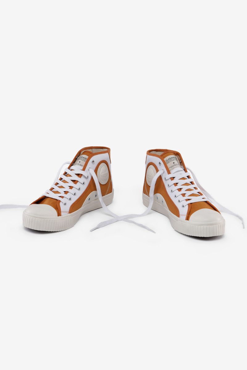 Okayama Canvas High-top Vulcanized Shoes-5