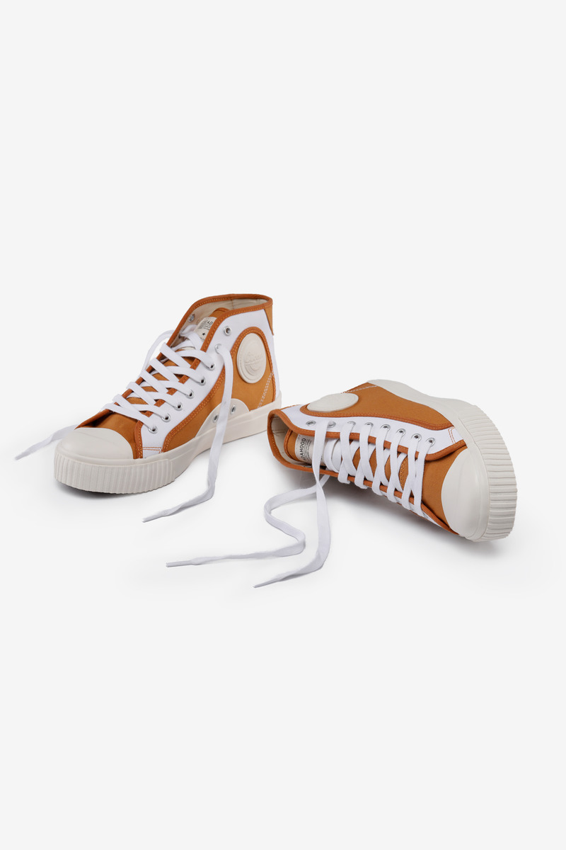 Okayama Canvas High-top Vulcanized Shoes-4