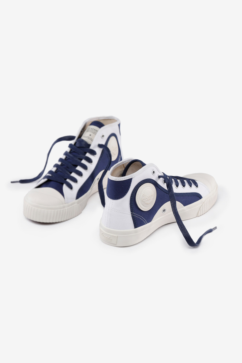 Okayama Canvas High-top Vulcanized Shoes-4