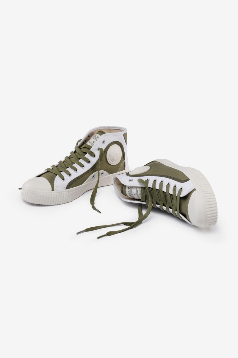 Okayama Canvas High-top Vulcanized Shoes-4