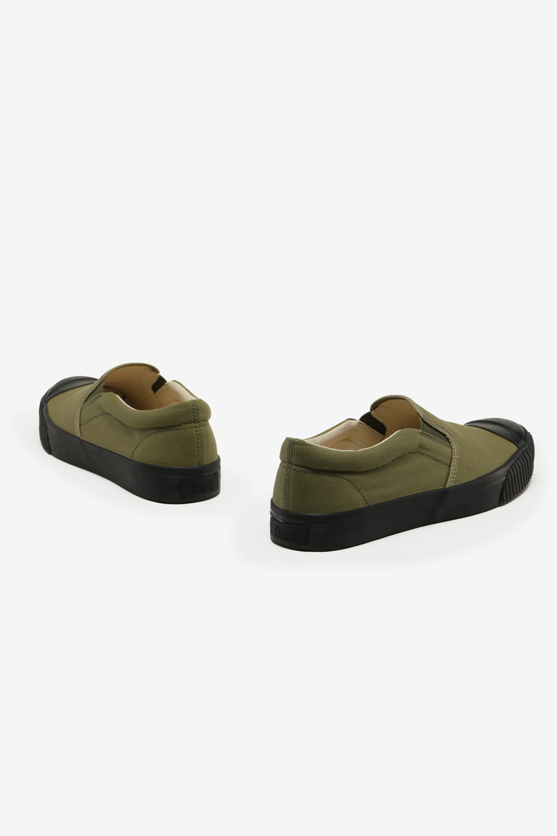 Okayama Canvas Slip-On Vulcanized Shoes-4
