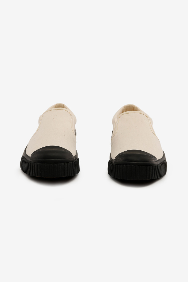 Okayama Canvas Slip-On Vulcanized Shoes-4