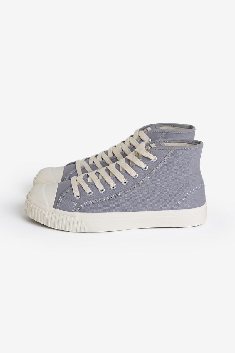 Okayama Canvas High-top Vulcanized Shoes-4