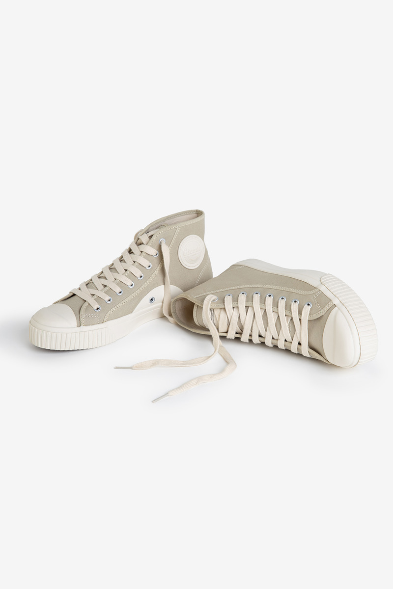 Okayama Canvas High-top Vulcanized Shoes-4