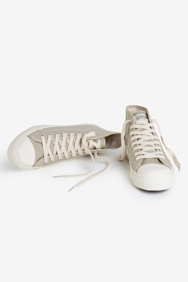 Okayama Canvas High-top Vulcanized Shoes-5