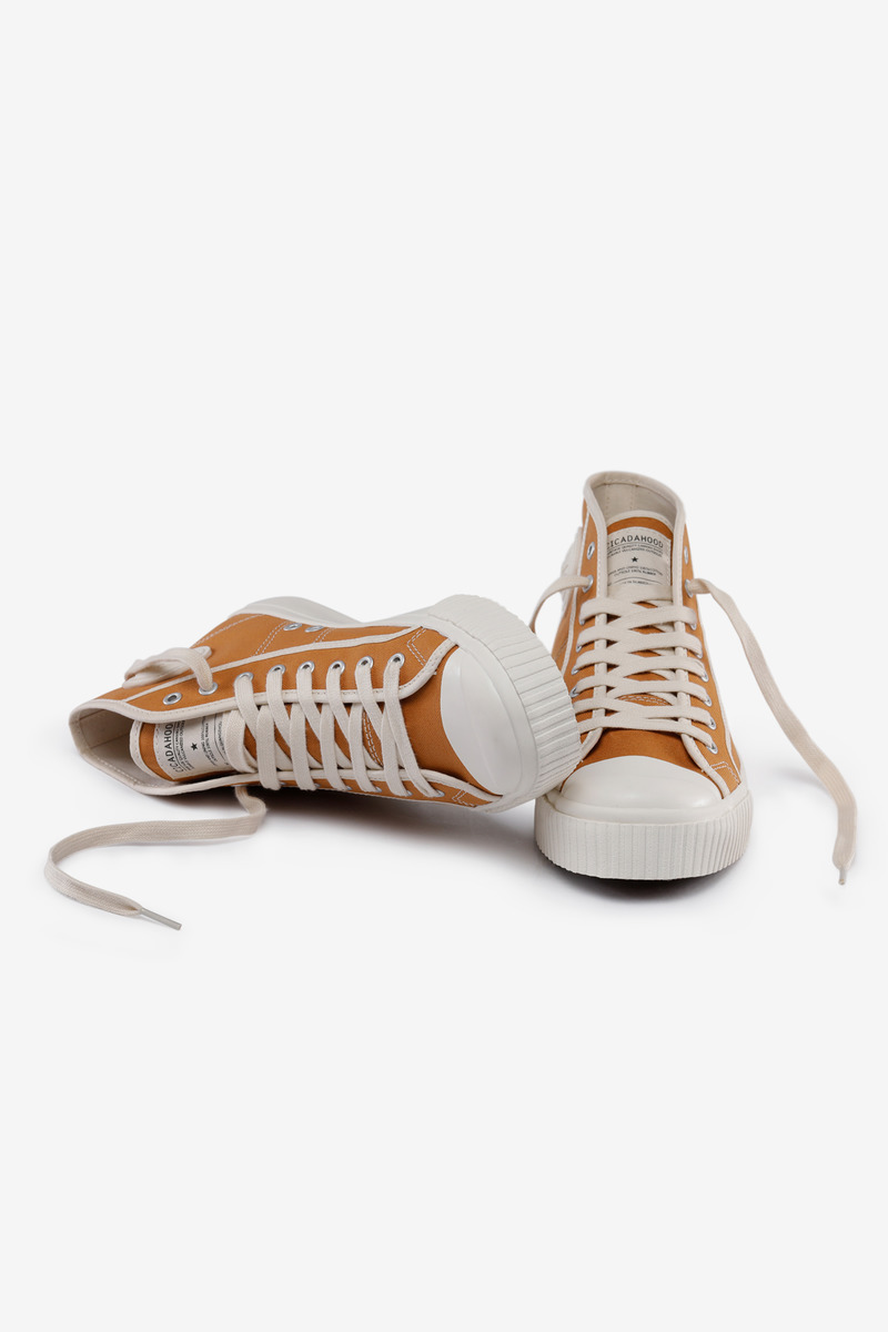 Okayama Canvas High-top Vuleanized Shoes-5