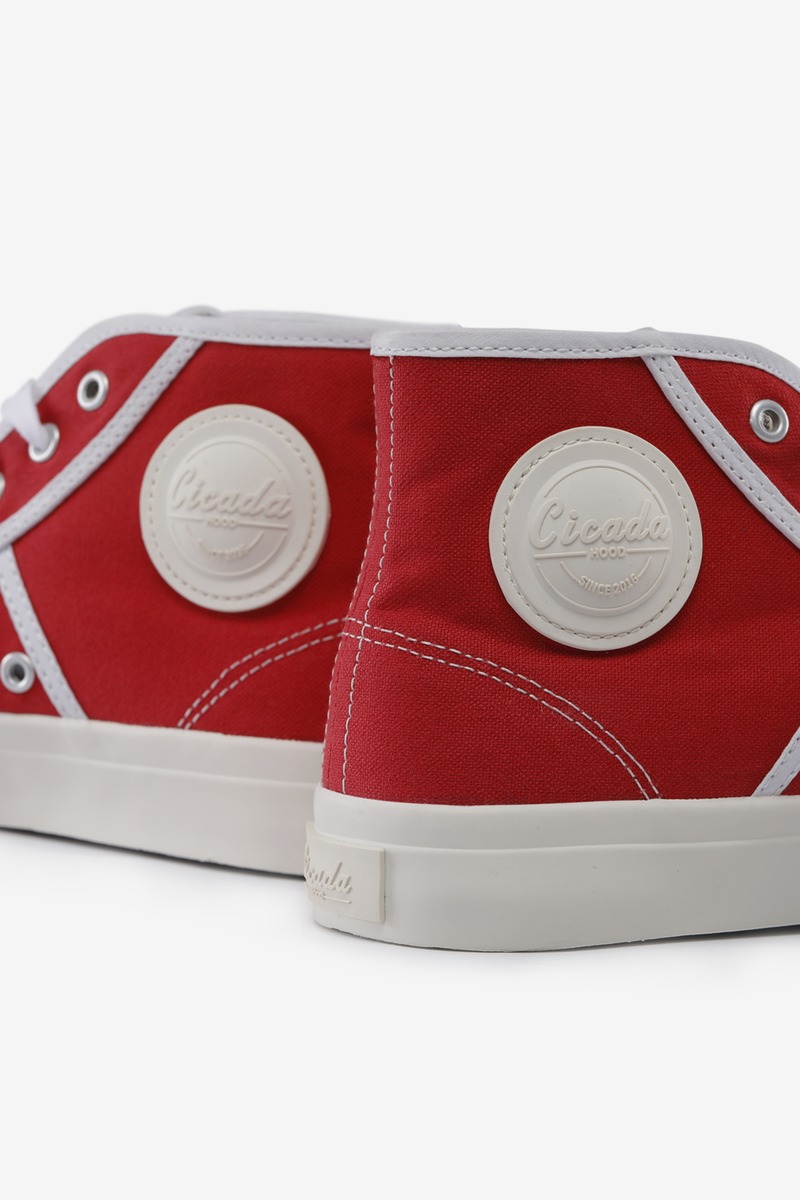 Okayama Canvas High-top Vuleanized Shoes-2