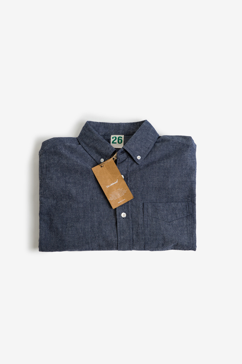 Japanese Oxford British button-Down Shirt,unisex-4