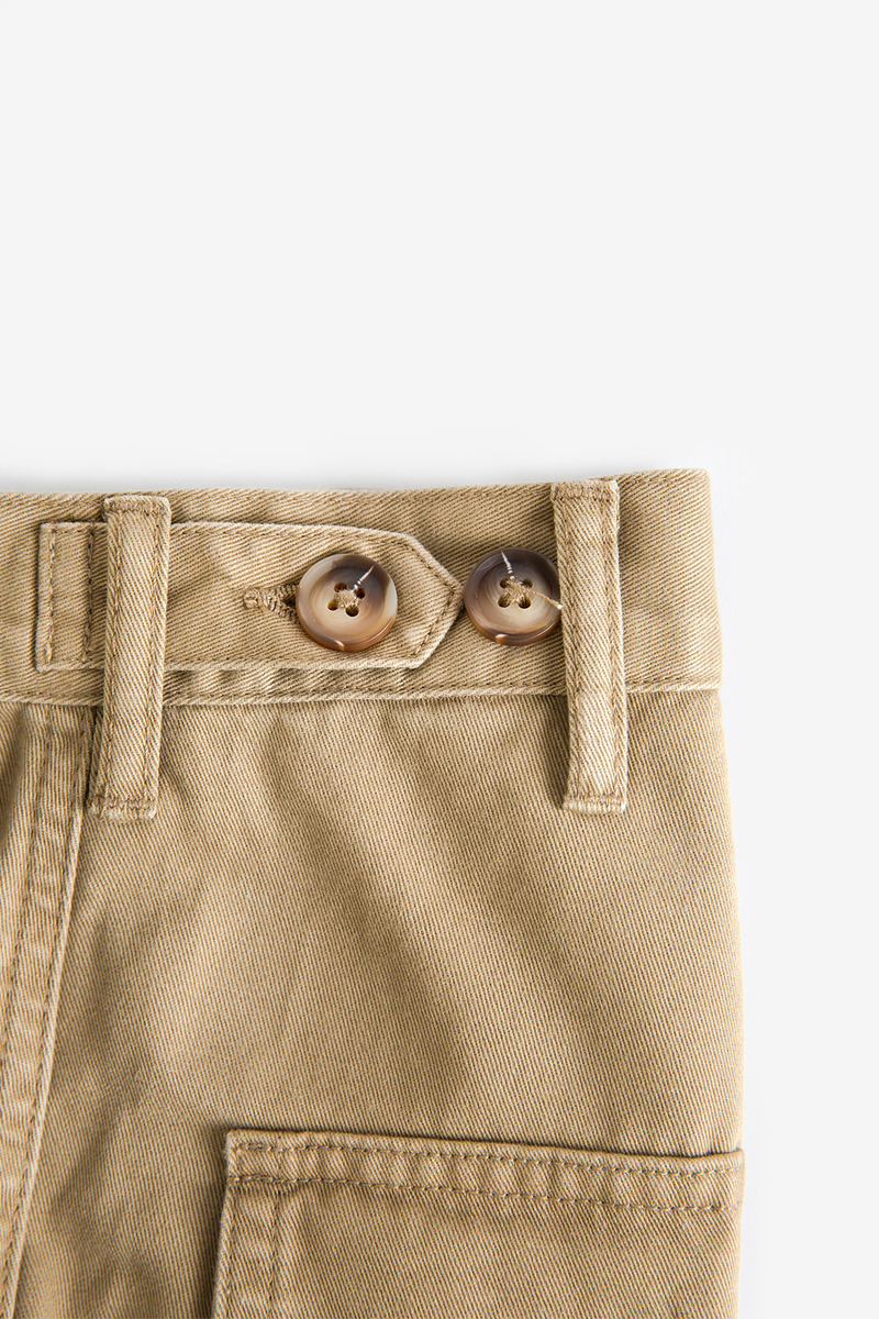 Japanese Cotton Twill U.S. Military Baker Pants, unisex-2