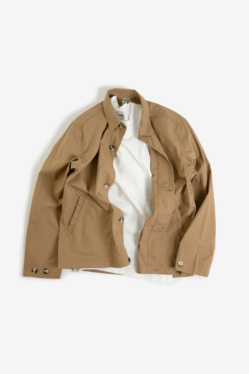 French Slant Pocket Shirt Jacket-5