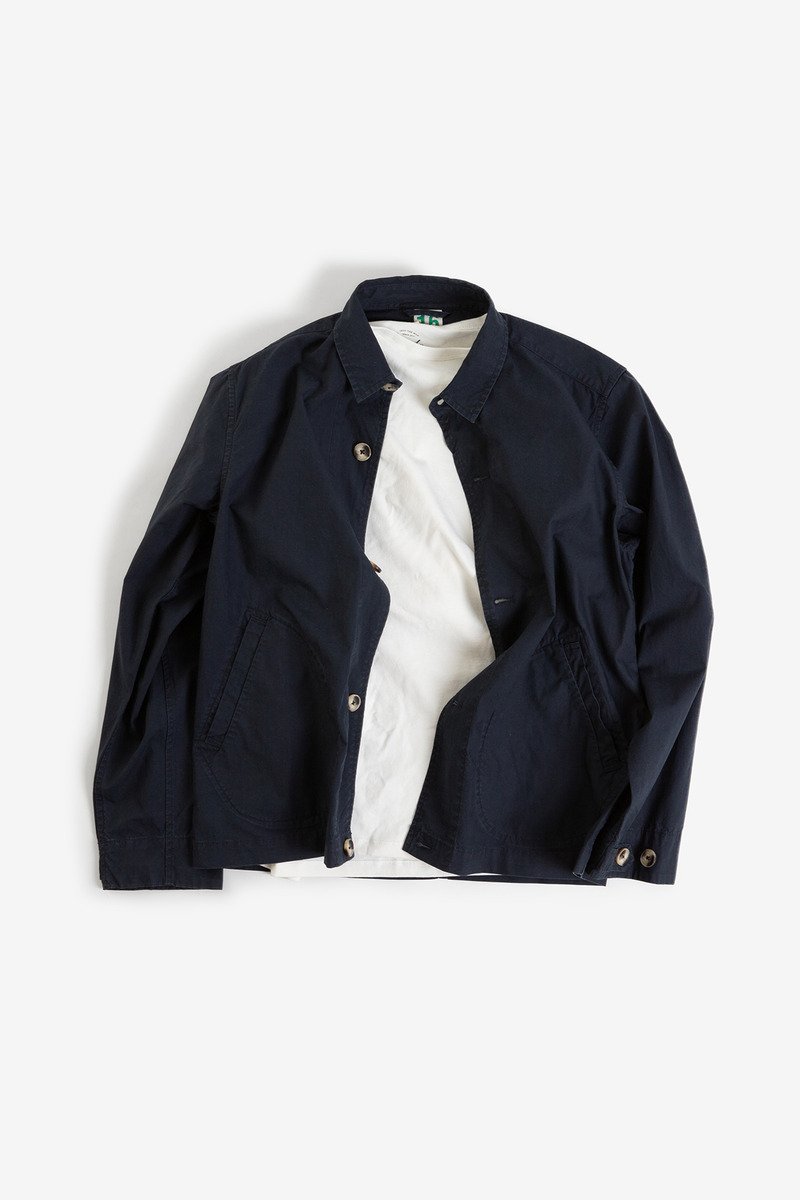 French Slant Pocket Shirt Jacket-5