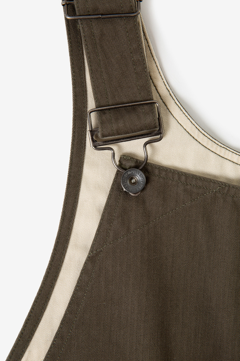 Japanese Workwear Herringbone Twill overalls-3