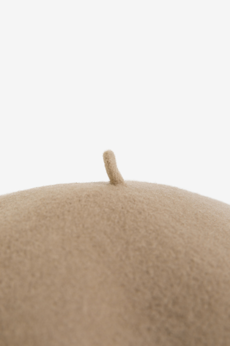 British pure wool felt beret-3