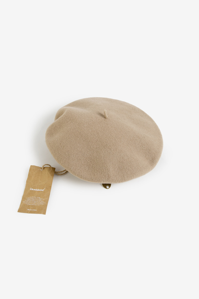 British pure wool felt beret-5