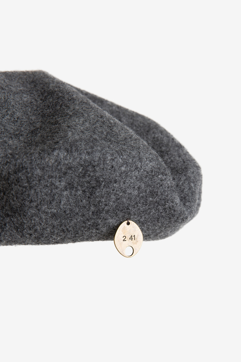 British pure wool felt beret-3