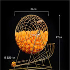 129usd Ngryise 1 Set Lottery machine gold color 39*50cm