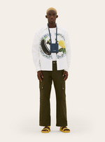 廓形立领双排扣风衣