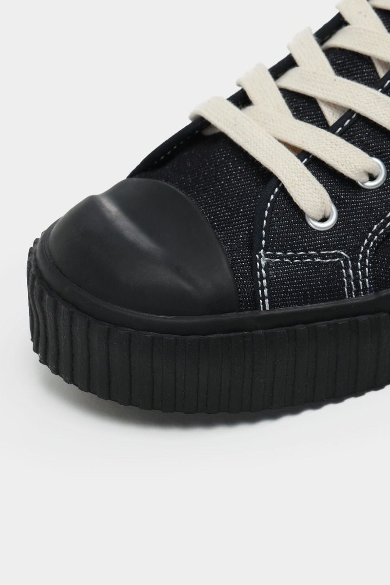 Okayama Kojima Denim Canvas Vulcanized Shoes-4