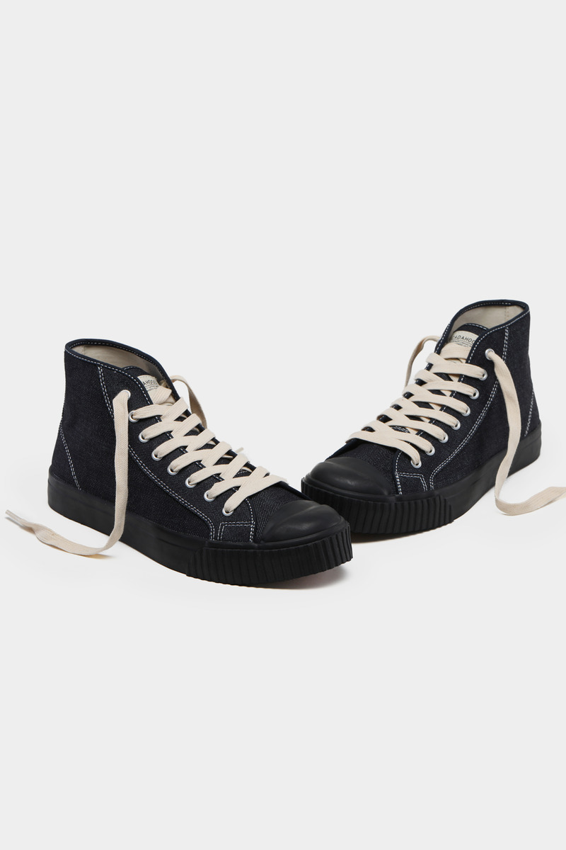 Okayama Kojima Denim Canvas Vulcanized Shoes-2