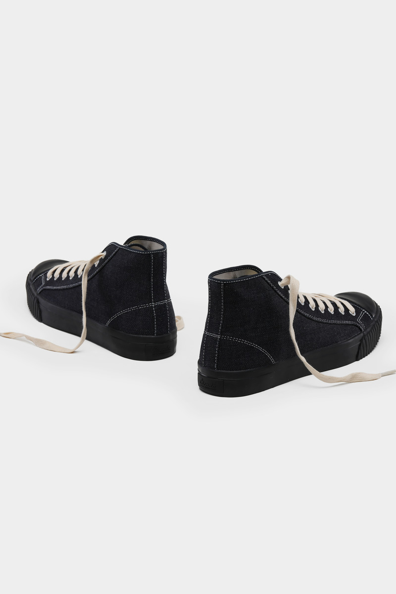 Okayama Kojima Denim Canvas Vulcanized Shoes-5
